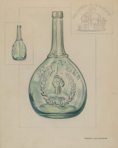 Flaske af Francis Law Durand