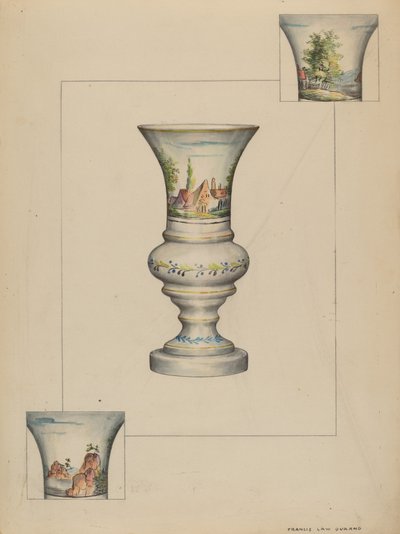 Fire Lighter Vase af Francis Law Durand