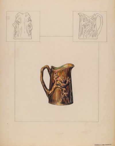 Kande (individuel flødekande) af Francis Law Durand