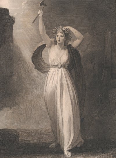 Cassandra Raving Shakespeare, Troilus and Cressida, Act 2,..., første gang udgivet 1795, genudgivet 1852. af Francis Legat
