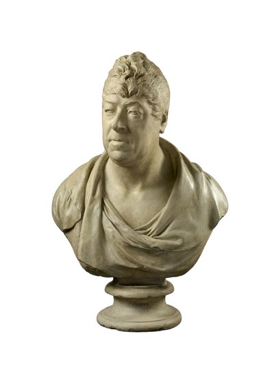 Buste af Thomas Johnes of Hafod, parlamentsmedlem, FRS, 1811 (gips) af Francis Legatt Chantrey