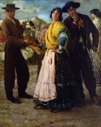 Spåkonen af Francis Luis Mora