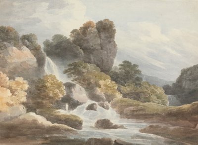 Vandfald af Francis Nicholson