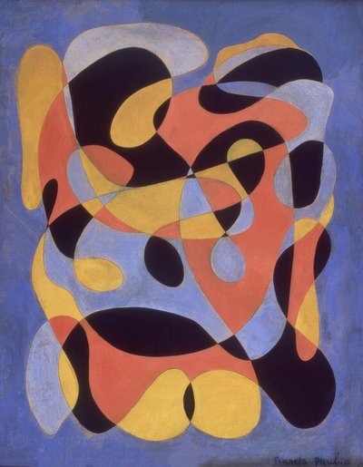 Abstrakt komposition af Francis Picabia