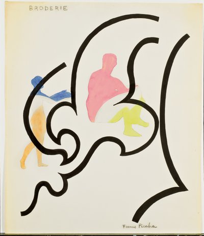 Broderi; Broderier af Francis Picabia