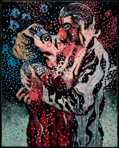 Fastelavnssøndag (kysset) af Francis Picabia