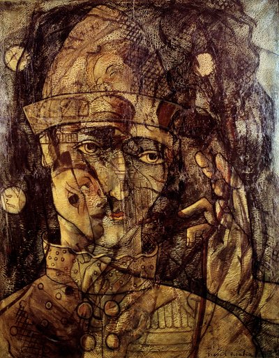 Transparency, 20. århundrede (olie på lærred) af Francis Picabia