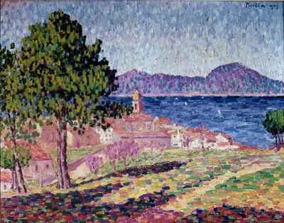 Udsigt over Saint Tropez, Citadellet af Francis Picabia