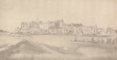 Udsigt over Windsor Castle af Francis Place