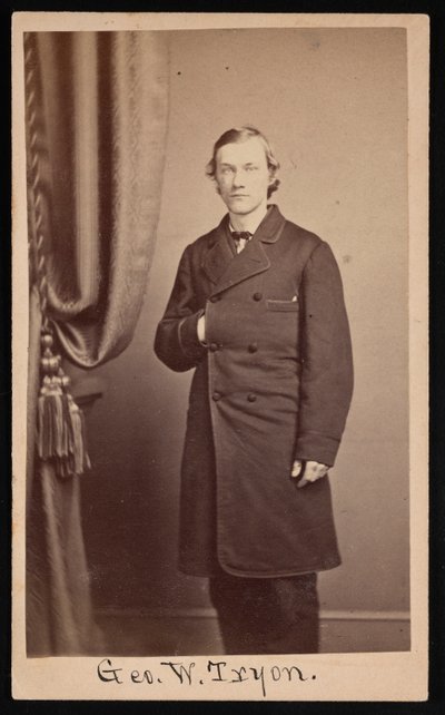 Portræt af George Washington Tryon 1838-1888, omkring 1860