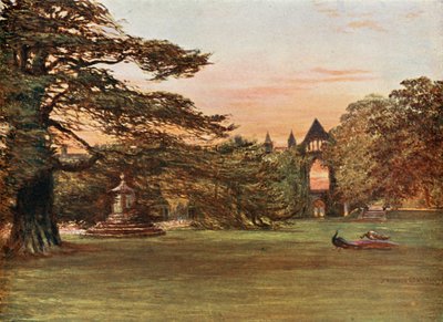 Garden of Newstead Abbey af Francis S. Walker