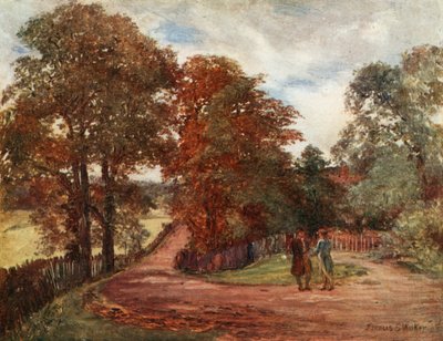 Milfield Lane, Highgate af Francis S. Walker