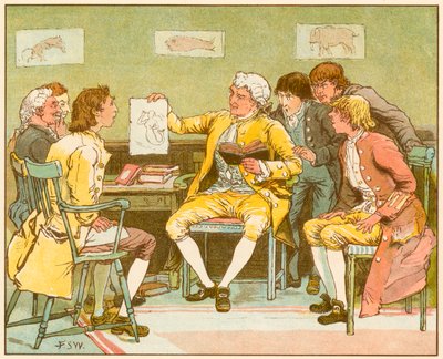 Den forladte landsby af Oliver Goldsmith af Francis S. Walker