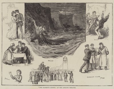 Havnelyset i Adelphi Theatre af Francis S. Walker