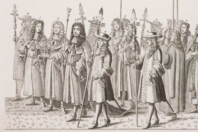 James II kroningsproces af Francis Sandford