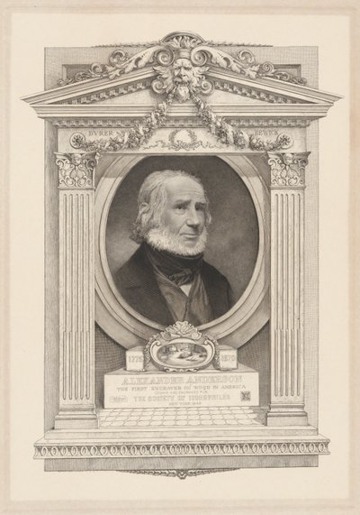 Portræt af Alexander Anderson af Francis Scott King
