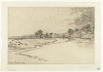 Sawley Abbey Sawley Abbey af Francis Seymour Haden (Sir) (signed by artist)