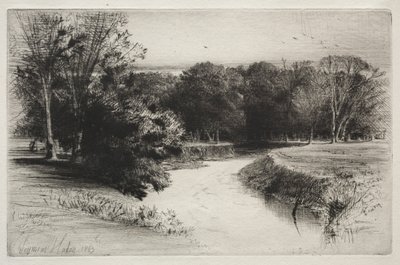 En solnedgang i Irland, 1863. af Francis Seymour Haden