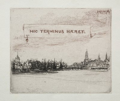 Amstelodamum, 1863. af Francis Seymour Haden