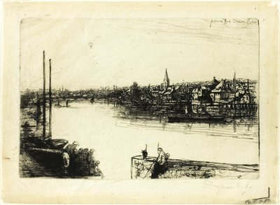 Battersea Reach af Francis Seymour Haden