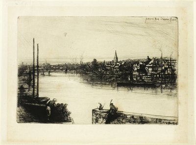 Battersea Reach af Francis Seymour Haden