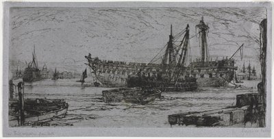 Opløsning af Agamemnon af Francis Seymour Haden