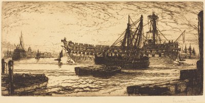 Ophugningen af Agamemnon af Francis Seymour Haden