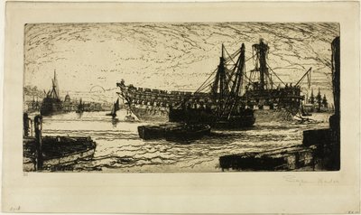 Breaking Up of the Agamemnon, nr. 1 af Francis Seymour Haden