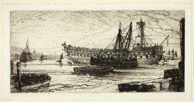 Breaking Up of the Agamemnon, nr. 1 af Francis Seymour Haden