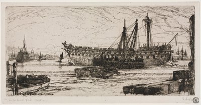 Opløsning af Agamemnon af Francis Seymour Haden
