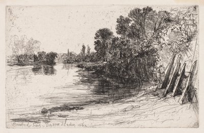 Brentford færge af Francis Seymour Haden