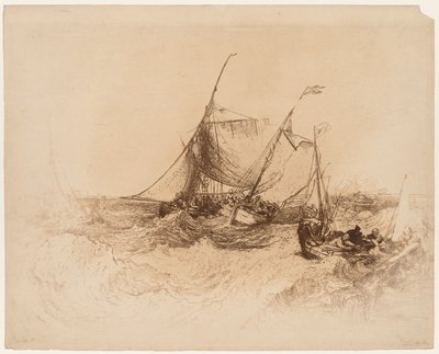 Calais Pier af Francis Seymour Haden