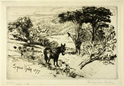 Challow Farm af Francis Seymour Haden