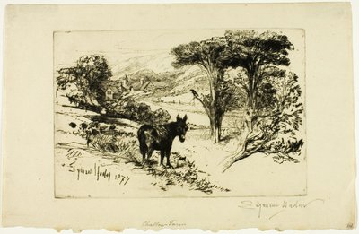 Challow Farm af Francis Seymour Haden