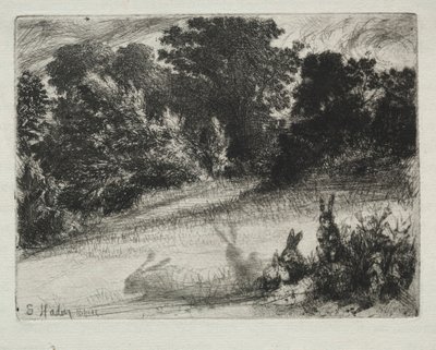 Kam bund. af Francis Seymour Haden