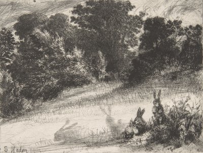 Combe Bottom, 1860., 1860. af Francis Seymour Haden