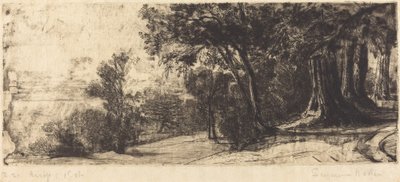 Tidlig morgen - Richmond af Francis Seymour Haden