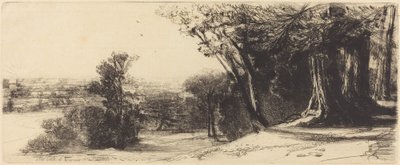 Tidlig morgen - Richmond af Francis Seymour Haden