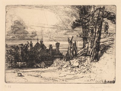 Horsleys hus i Willesley af Francis Seymour Haden