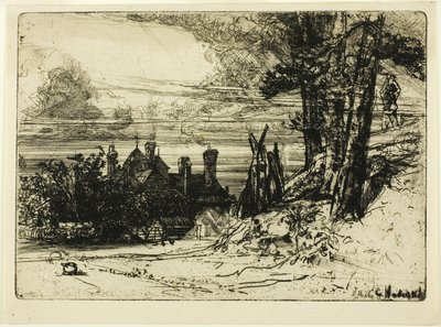 Horsleys hus i Willesley af Francis Seymour Haden