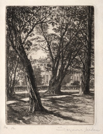 Kensington Gardens (den lille plade) af Francis Seymour Haden