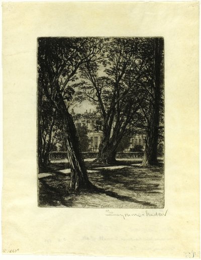 Kensington Gardens, nr. I (lille tallerken) af Francis Seymour Haden
