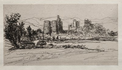 Kidwelly Slot af Francis Seymour Haden