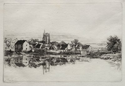Kidwelly Town, 1859. af Francis Seymour Haden
