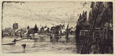 Old Chelsea Church af Francis Seymour Haden