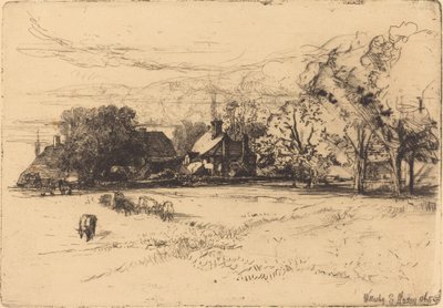 Old Willesley House af Francis Seymour Haden