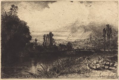 På testen af Francis Seymour Haden
