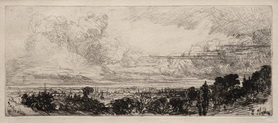 Ud af studievinduet af Francis Seymour Haden