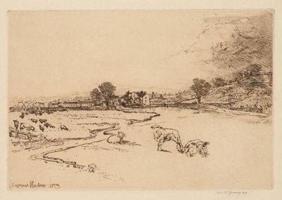 Sawley Abbey af Francis Seymour Haden