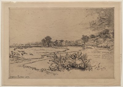 Sawley Abbey af Francis Seymour Haden